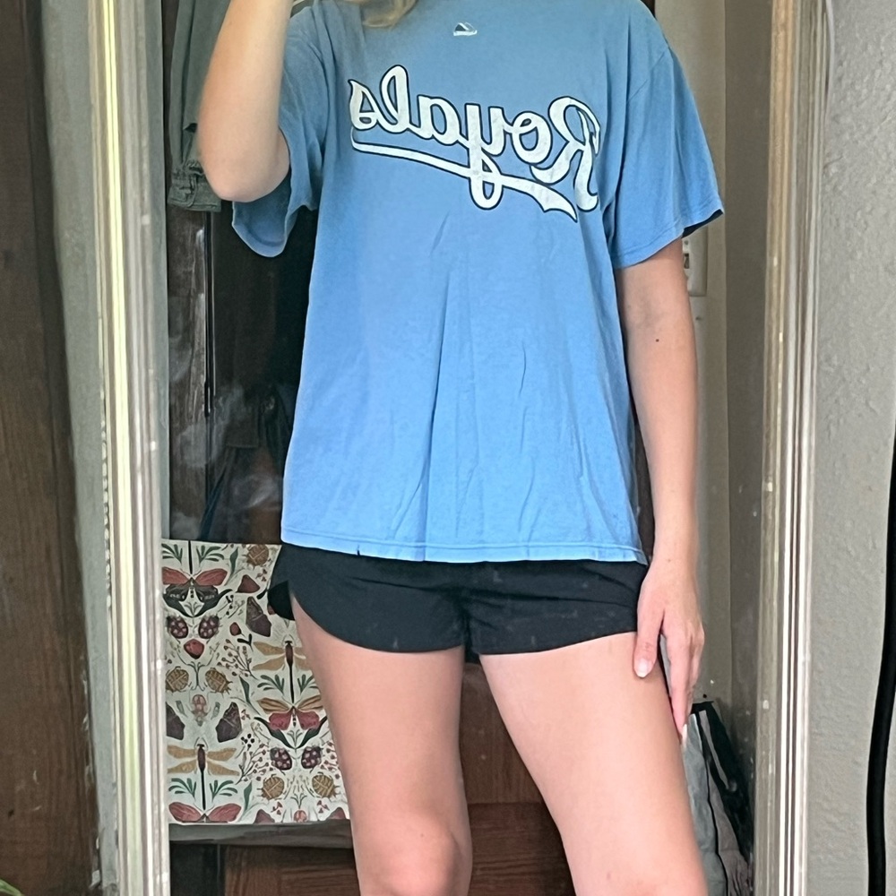 Majestic Light Blue Graphic Tee
